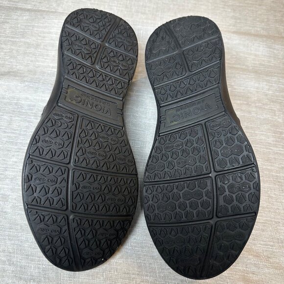 Vionic Pro Womens Fiona PNT Slip-On Shoes Size 8.5 Black Patent Leather Made In - Picture 9 of 9